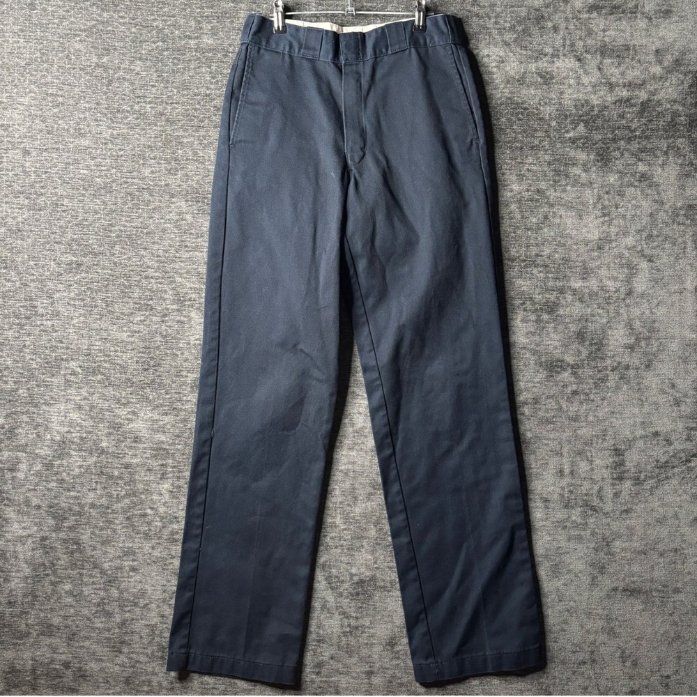 Dickies 874 Original Fit Work Pants Navy Blue 30x34 Mens Straight Leg Twill Gorp